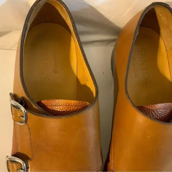 Carlos Santos “Green label” Double buckle Monk Strap Dress  display picture 3